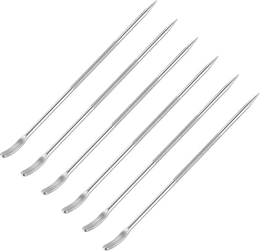 uxcell Stainless Steel Coffee Latte Art Pen, 6Pcs135mm/5.31" Coffee Fancy Tool for Latte Espresso Decorating