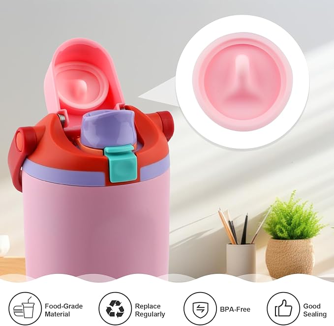 Replacement Stopper Compatible with Owala FreeSip Sway 30oz 40oz, 7Pcs Leakproof Silicone Cap Mouth Stopper for Owala FreeSip Tumbler 40oz Water Bottle Lid Spout Gasket Plug Parts