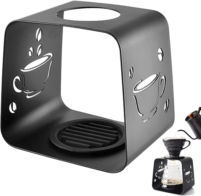 Coffee Maker Stand - Portable Steel Drip Rack | Pour Coffee Dripper Stand | for Hiking Traveling Caravanning Picnic Men Women Youth Teens Daughter Family Friends