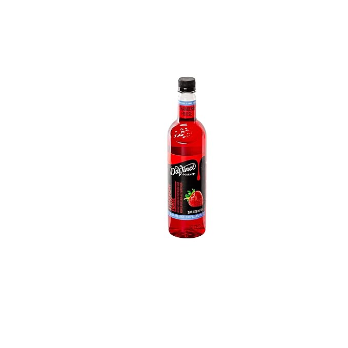 DaVinci Gourmet Sugar-Free Strawberry Syrup, 25.4 Ounce (Pack of 4)