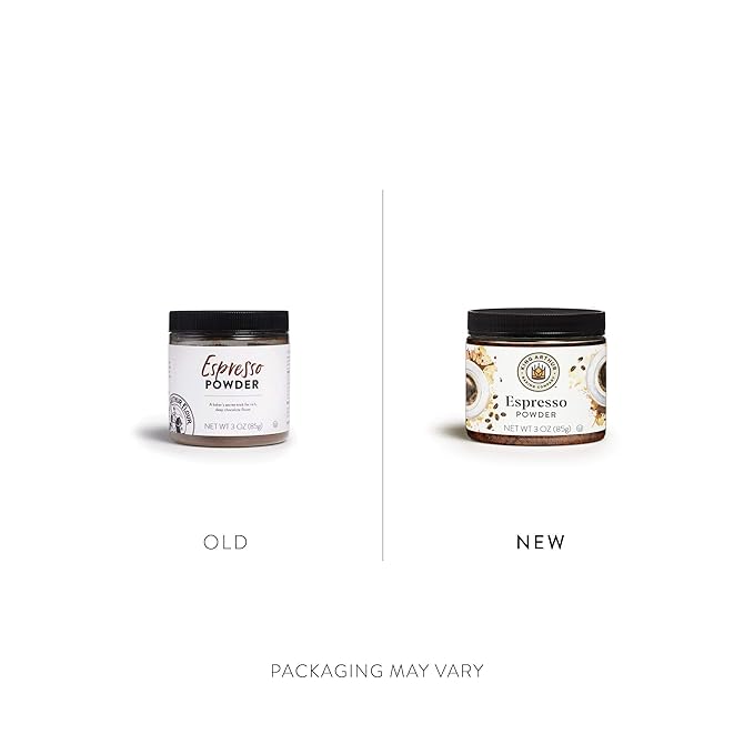 King Arthur Espresso Powder: Premium Baking Extract for Rich Chocolate Flavoring, 3 oz Reusable Jar, Kosher Certified - Enhance Your Desserts with Instant Coffee Intensity