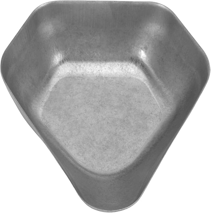 Diydeg Coffee Bean Dosing Cup, 2Pcs Retro Color 304 Stainless Steel Coffee Dosing Tray Bean Weight Tray Powder Weighing Plate for Home Cafe Restaurant