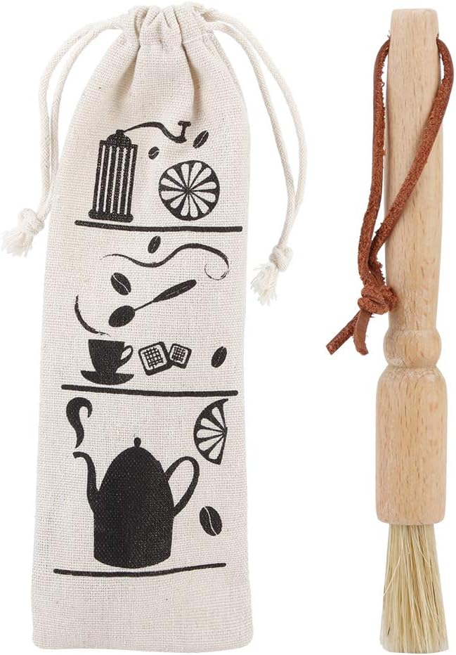 Coffee Grinder Cleaning Brush, Bar Tabletop Cleaning Tool for Coffee Powder, Durable Coffee Utensil Accessories