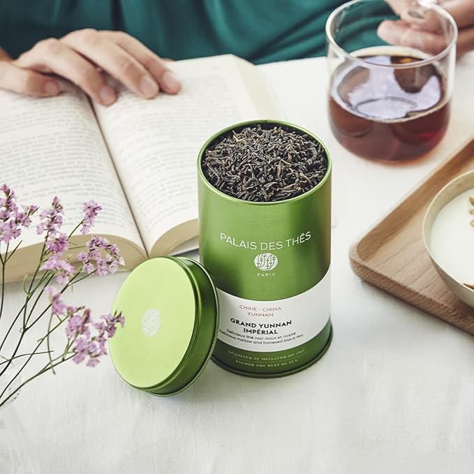 Palais des Thés - Grand Yunnan Imperial - Chinese Black Tea - Premium Loose Leaf, Serves 20-25 Cups - 3.5oz Tin