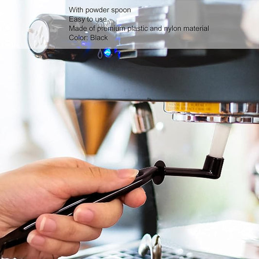 Coffee Machine Cleaning Brush:Plastic Brewing Head Grinder Cleaning Tool,Multifunction Brush for Home Use,Black