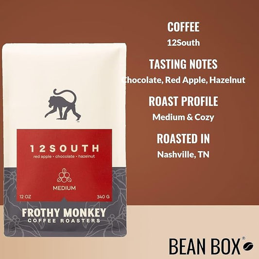 Bean Box Sampler - Roasted by Frothy Monkey Roasters, 2-Pack, Whole Bean Coffee, Gourmet Coffee