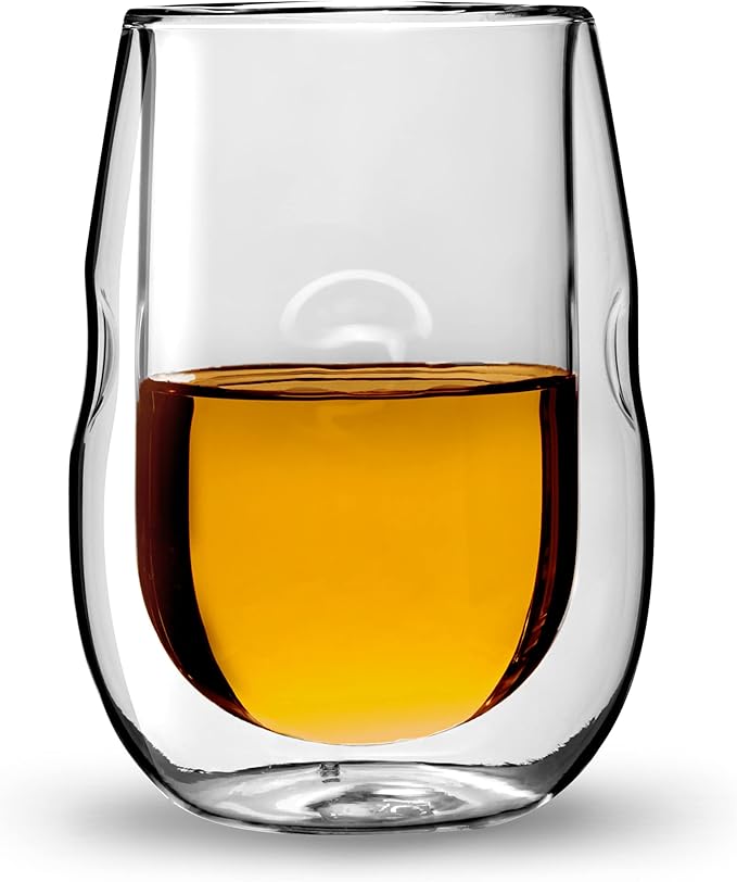 Ozeri Moderna Artisan Series Double Wall Insulated 10 oz Wine Glasses, Set of 8