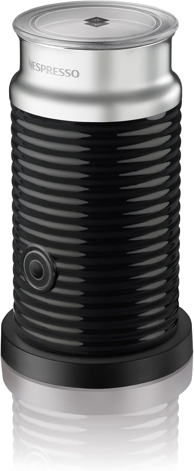 Nespresso Aeroccino 3 Milk Frother, Black, Steel