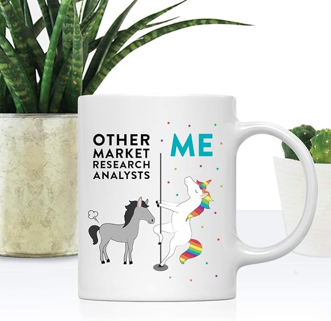 Andaz Press Funny Quirky 11oz. Ceramic Coffee Tea Mug, Thank You Gift, Horse Unicorn, 1-Pack, Birthday Ideas, Coworker Him Her, Gift Box
