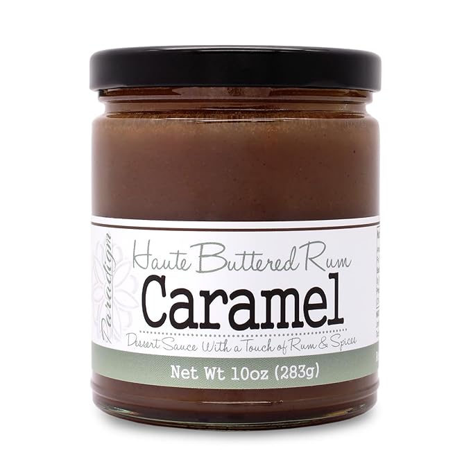 Paradigm Foodworks Haute Buttered Rum Caramel Sauce, 10 Ounce