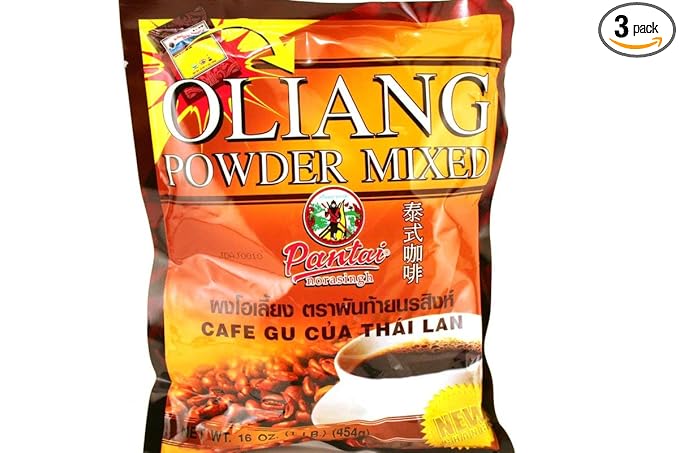 Oliang Powder Mixed (Thai Style Coffee) - 16oz (Pack of 3)