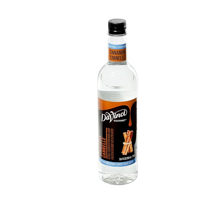 DaVinci Gourmet Sugar-Free Cinnamon Syrup, 25.4 Ounce (Pack of 4)