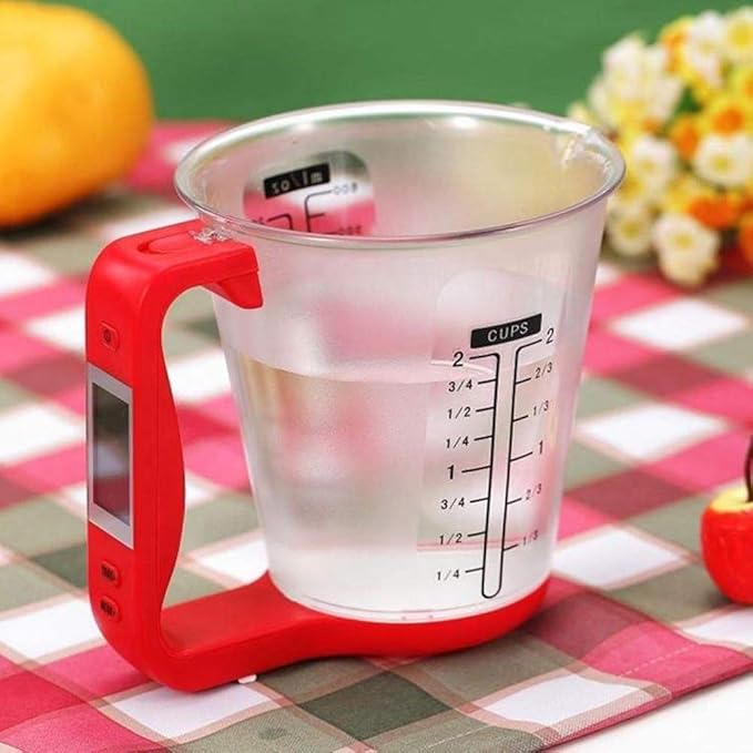 Arinda Kitchen Measuring Cup Scale LCD Digital Display for Baking Tea Weighting Coffee