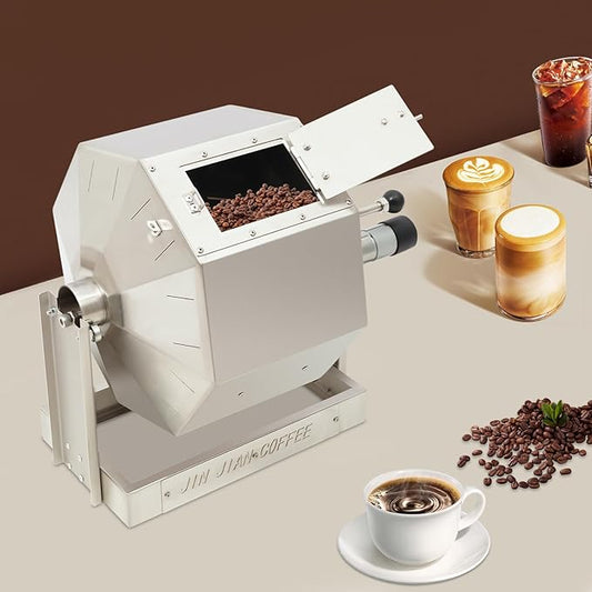 Coffee Bean Roaster,3.83Gal Coffee Bean Baker,Peanut Roaster,Stainless Steel,Drum Type,Automatic Coffee Roaster Machine for Home and Commercial Use