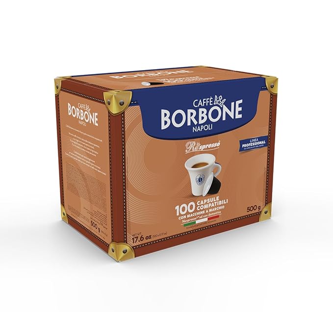 Caffè Borbone Respresso Espresso 100 Capsules - Miscela Oro (Gold) - Compatible with Nespresso® Original Line Machines
