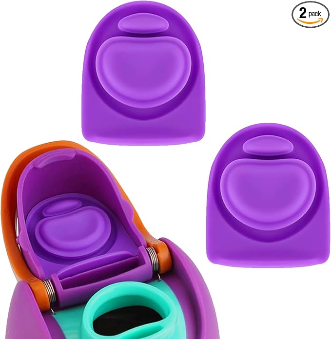 2 Pcs Replacement Rubber Seal Stopper Compatible with Owala FreeSip,Water Bottle Top Gasket Lid for Owala 16/19/24/32/40oz Bottle Mouth Cap Silicone Stoppers Parts Insert Accessories 2PB-2