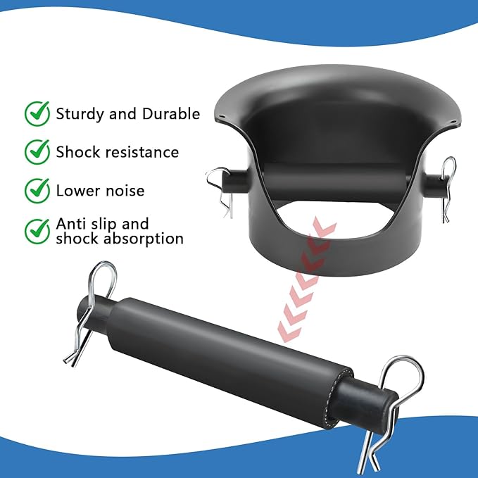 Replacement Knock Box Bar for Commerical Espresso Grounds Knock Box for Grounds Knock Box Rubber Knock Box Rubber Bar Drawer Type Knock Box Coffee Grounds Box Rod (Black, rubber)