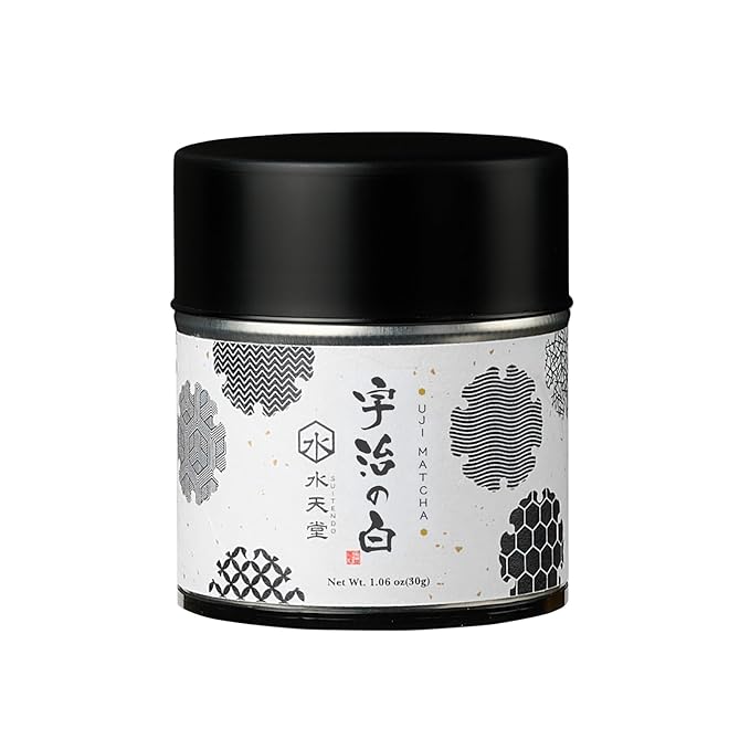 SUITENDO "Uji no Shiro" Japanese Uji Matcha Green Tea Powder (30g/1.06oz) - Ceremonial Grade, 100% Product of Japan, Kyoto