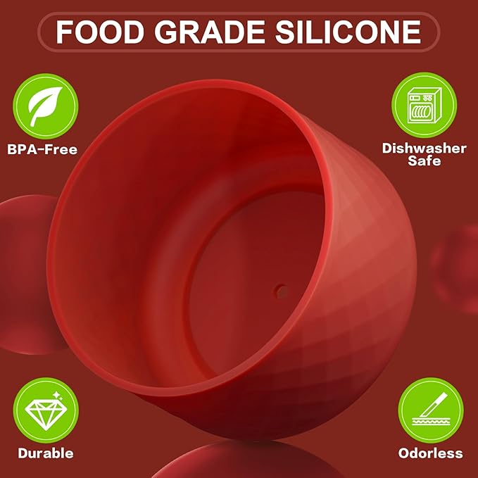 Silicone Boot for Owala Water Bottle 24 oz 32 oz 40 oz, Anti-Slip Protective Sleeve for FreeSip/Twist/Flip Stainless Steel Water Bottles Accessories