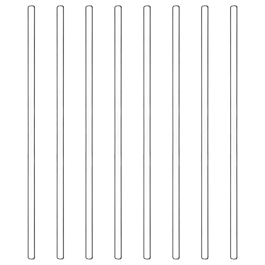 stonylab Glass Stirring Rods, 9.84 Inch Long Borosilicate Glass Rods Stirrers Sticks with Rounded Ends Solid Glass Stick for Lab Kitchen Science, 8-Pack