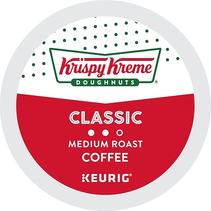 Krispy Kreme Doughnuts Classic, Keurig Single Serve K-Cup Pods, Medium Roast Coffee 48 Count