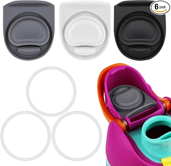 3 Sets Replacement Seal Stopper and O Ring Gasket Compatible with Owala FreeSip 24oz 32oz,Water Bottle Lid Insert Cap Rubber Seal Parts for Owala 16/19/24/32/40oz Mouth Piece Accessories Z3K13