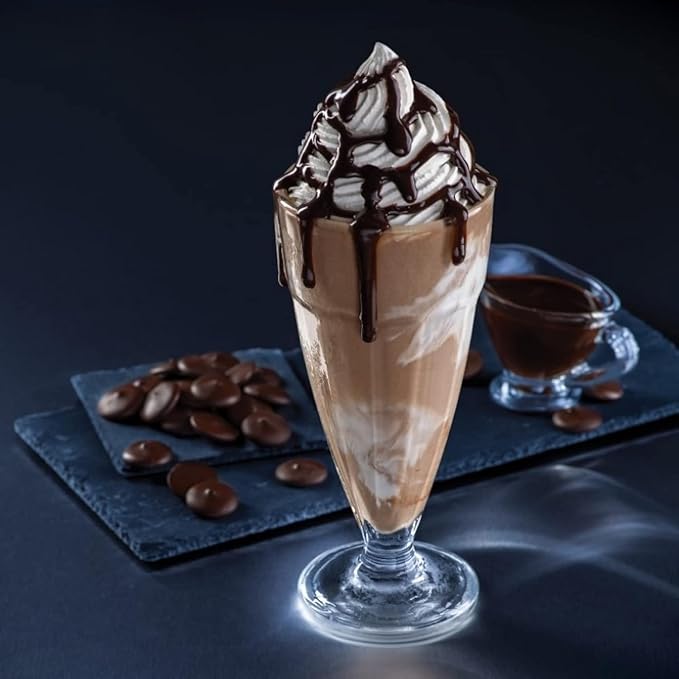 Ghirardelli Flavored Sauce Variety Pack | 16 oz Bottles (Pack of 2) | White Chocolate and Chocolate Dessert Toppings for Coffee Drinks, Ice Cream, and Baking Recipes