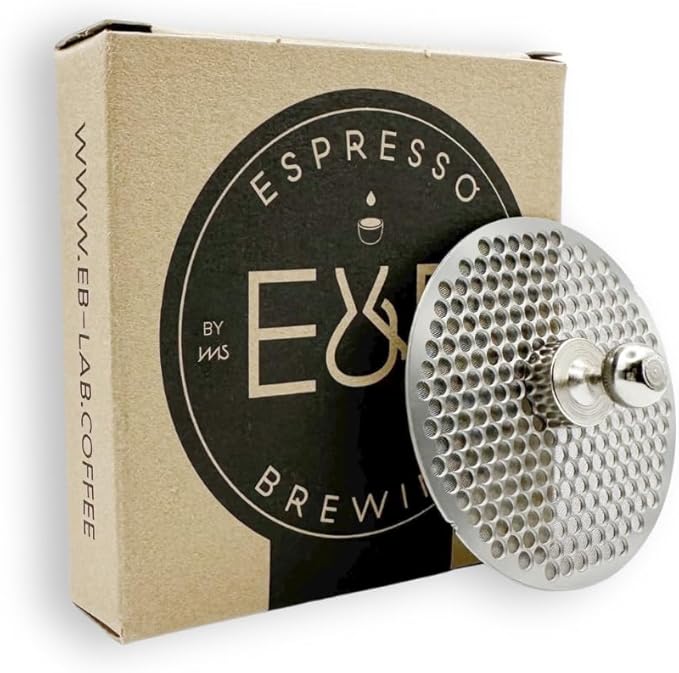 verybarista IMS Precision Puck Diffuser Screen by E&B, LAB made for 51mm Delonghi espresso machines. Designed for IMS filter baskets.