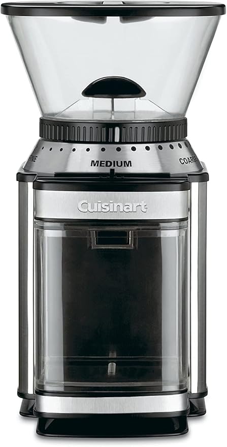 CUISINART Coffee Grinder, Electric Burr One-Touch Automatic Grinder with18-Position Grind Selector, Stainless Steel, DBM-8P1 & 12 Piece Cookware Set, MultiClad Pro Triple Ply, Silver, MCP-12N