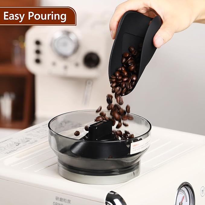 Bincoo Flexible Silicone Coffee Bean Dosing Cup, 2 Pack Weigh Boat Container, No Mess Pouring, Compatible as a Weighing Tray, Coffee Bar Espresso Accessories