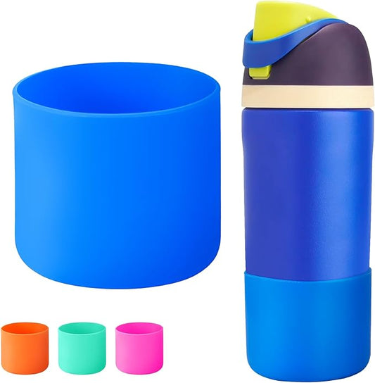 Silicone Boot for Owala Water Bottle 16oz 14oz 12oz, Anti-Scratch Anti-Slip No Noise Protective Sleeve Compatible with Owala Cup, Insulated Stainless-Steel Tumblers Bottom Boot for School