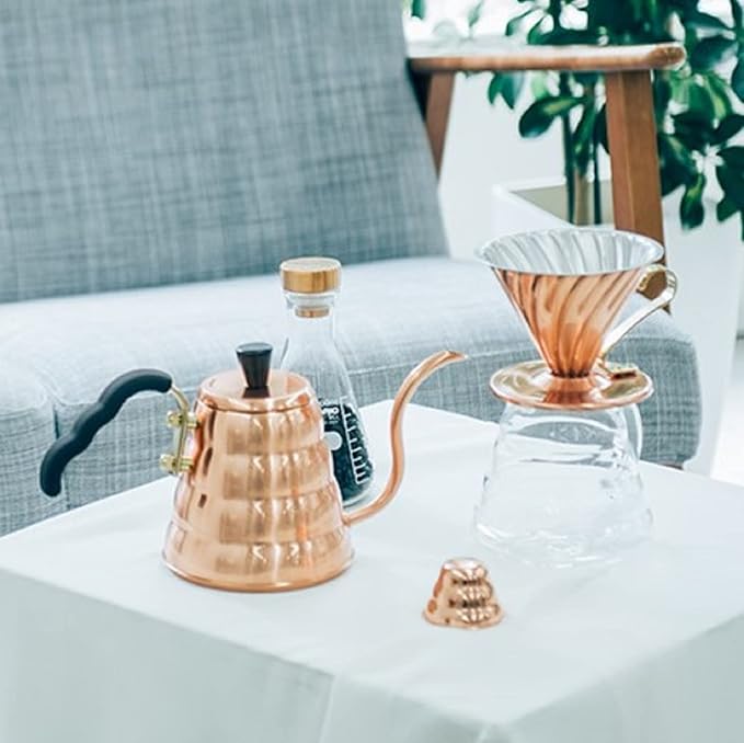 HARIO VKBR-90-CP Vono Copper Drip Kettle, Practical Capacity, 23.7 fl oz (700 ml), Made in Japan, Present, Gift, Gift