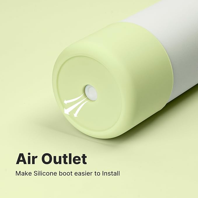 Boot for Owala 24 oz, Anti-Slip Protective Sleeve for Stainless Steel Water Bottle, Silicone Boot Bottom Base (Green)