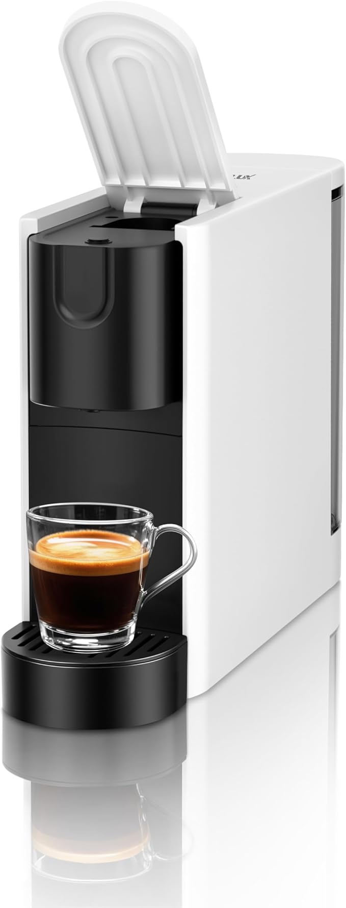 CHULUX RectoCafé Espresso Machine for Nespresso Original Capsule Pod, 20 Bar Professional Italian Pump Coffee Machine, Extra Mini Espresso Maker for Home & Office, White