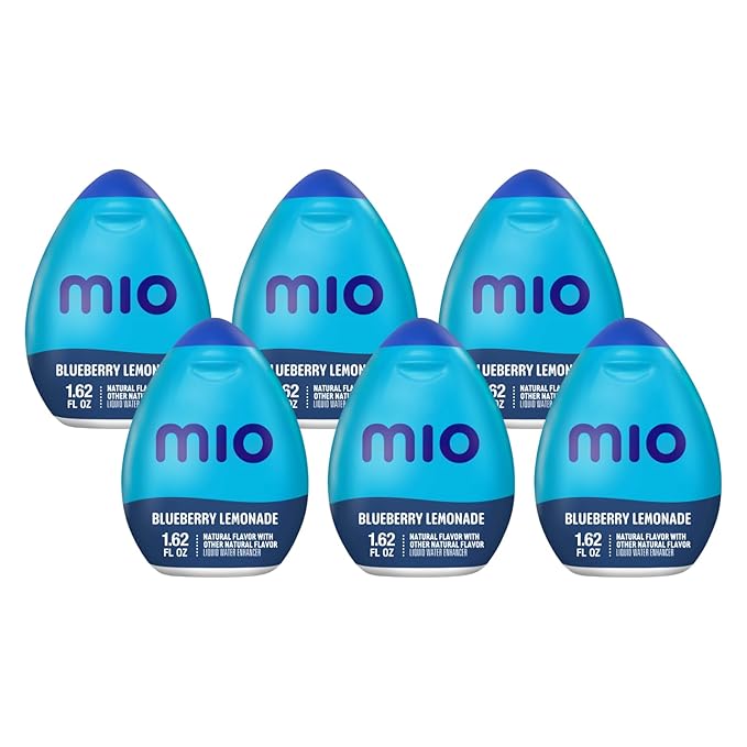 MiO Liquid Water Enhancer,1.62 Fluid Ounce (Blueberry Lemonade, Pack - 6)