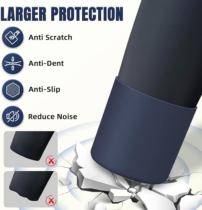 Silicone Higher Boot Compatible with Owala 30oz & 40oz FreeSip Sway Bottles & Tumblers, Large Protection Anti-slip Bottom Cover Sleeve for Freesip Sway Tumbler and Bottle