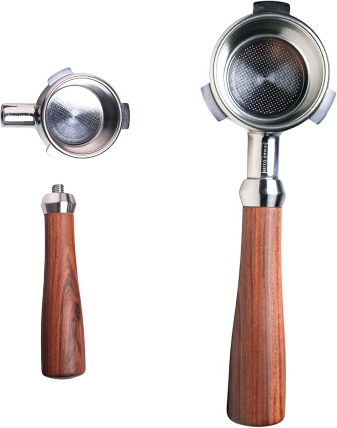 Pawa Bottomless Portafilter 54mm - Includes Filter Basket | Compatible with Breville Barista Express and 54mm Breville Machines