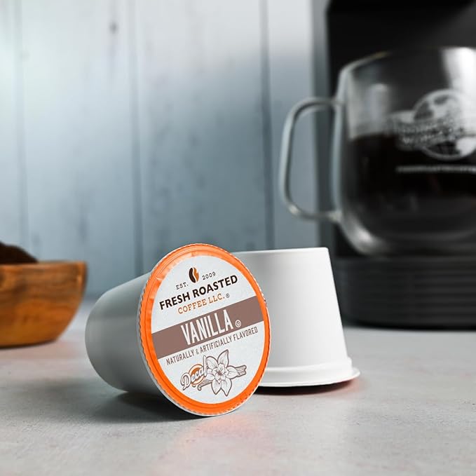 Fresh Roasted Coffee, Decaf Traditional Flavors, Flavored Coffee Pod Variety Pack, K-Cup Compatible, 96 Count