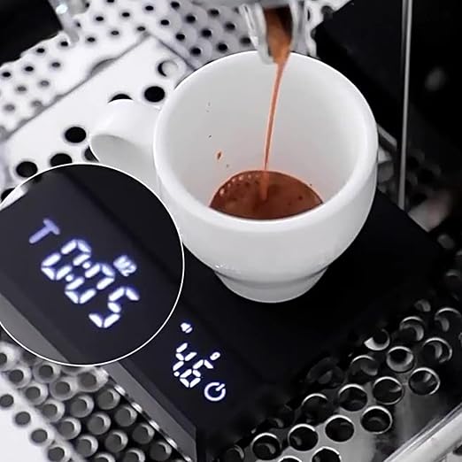 Rechargeable Kitchen Coffee Scale with Timers 0.1g High Precisions Electronic for Espresso and Pouring Over Coffee Rechargeable Digital