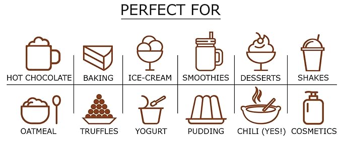 Food to Live Cacao Powder – 1.5 Pounds, Raw, Unsweetened, Kosher, No Sugar, Vegan Superfood, Keto, Paleo Friendly, Sirtfood, Cocoa Powder for Baking, Smoothies, Hot Chocolate, Confectionery, Coffee