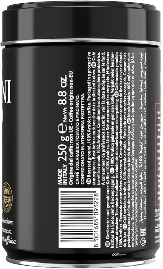 Pellini Top Tin Ground - 250 grams