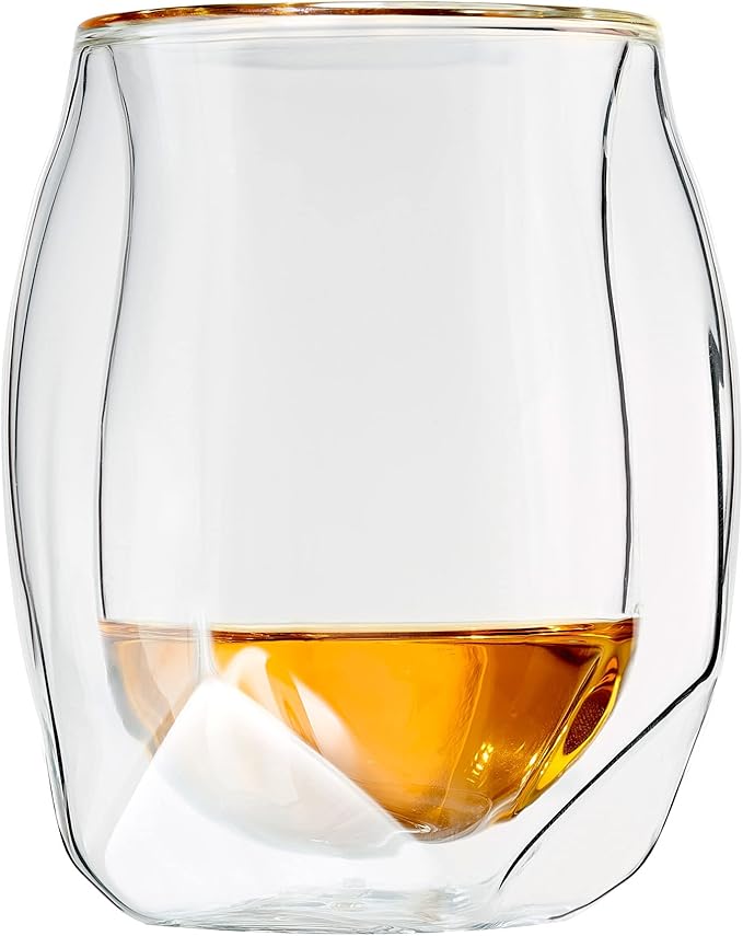 NORLAN WHISKY GLASS (Clear Single Glass with Polishing Cloth)