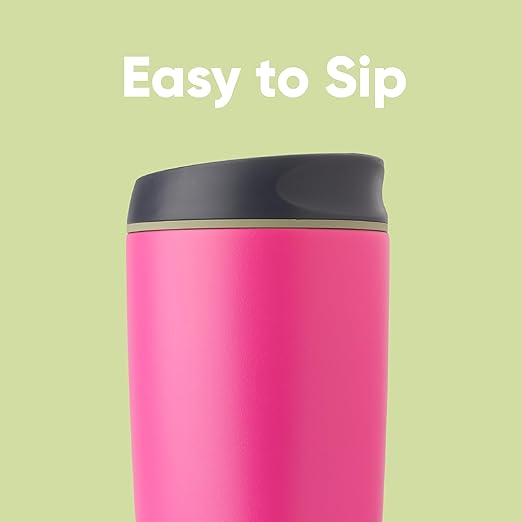 Owala 20oz Pink SmoothSip Tumbler & 24oz Dreamy Field FreeSip Water Bottle Bundle