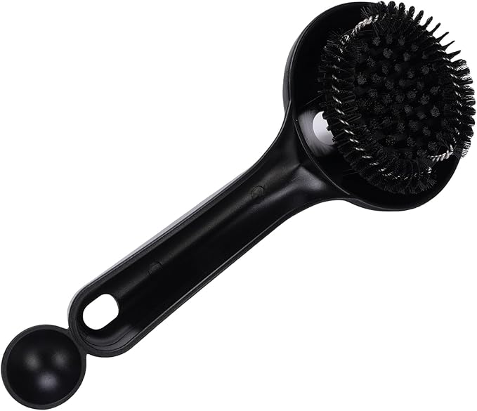 Omabeta Coffee Machine Brush Efficient Soft for 58mm Coffee Machine, Versatile Usage for Home Office Travel, POM Material