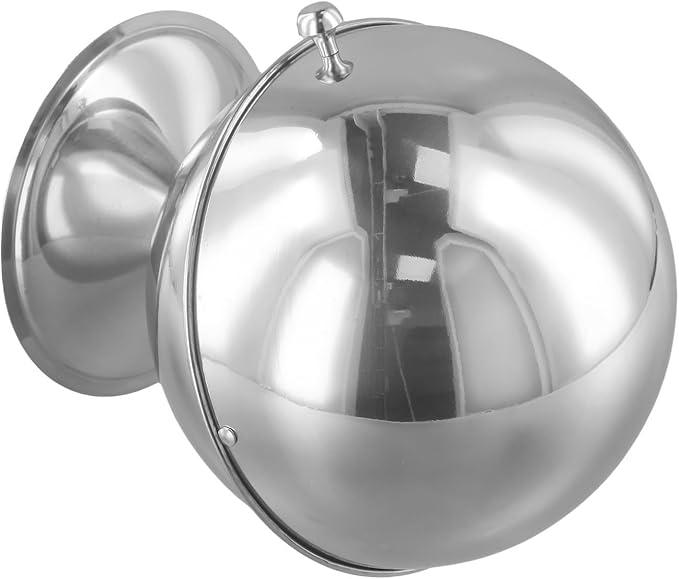 Stainless Steel Sugar Bowl with Roll Top Lid, 16 oz Capacity for Sugar Cubes, Candy, Nuts, and Mints, Silver