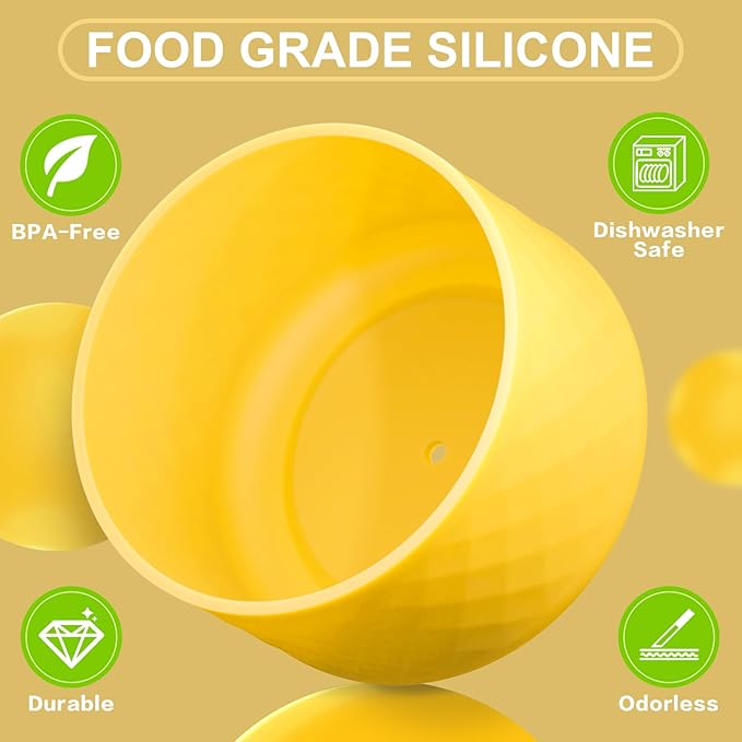 Silicone Boot for Owala Water Bottle 24 oz 32 oz 40 oz, Anti-Slip Protective Sleeve for FreeSip/Twist/Flip Stainless Steel Water Bottles Accessories