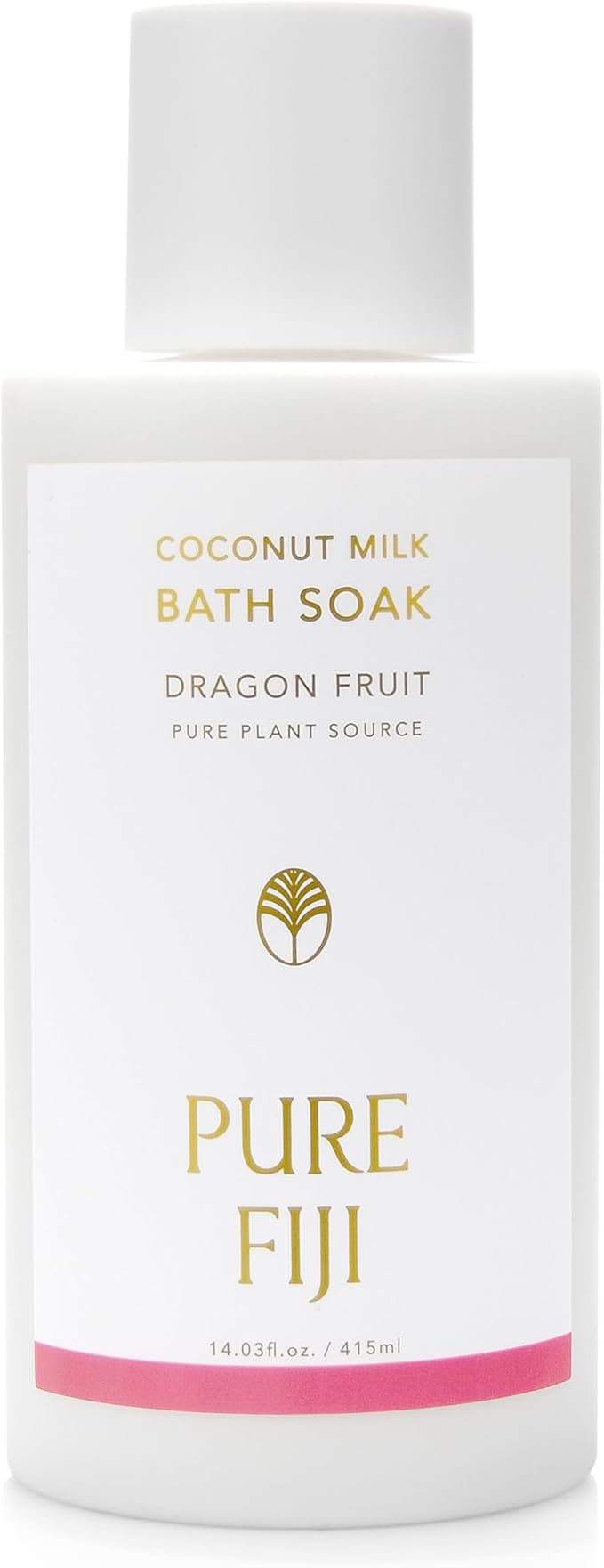 Pure Fiji Coconut Milk Bath Soak, Dragon Fruit(14oz/415ml)
