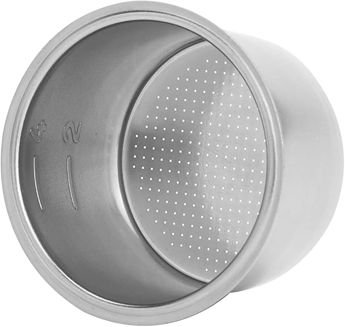 51mm Stainless Steel Coffee Filter Basket, 4 Cup Coffee 51mm Single Wall non-pressurized Filter Basket, Please check the size and shape carefully
