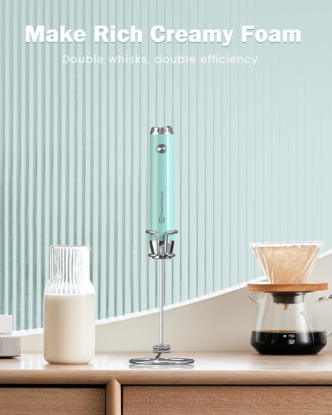 Maestri House Rechargeable Milk Frother Holder and Whisk Rod.Compatible with MMF-BX07, MMF-BX07-L, MMF-BX07-A and MHMF06.