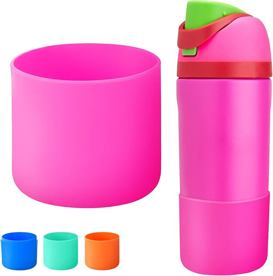Silicone Boot for Owala Water Bottle 16oz 14oz 12oz, Anti-Scratch Anti-Slip No Noise Protective Sleeve Compatible with Owala Cup, Insulated Stainless-Steel Tumblers Bottom Boot for School